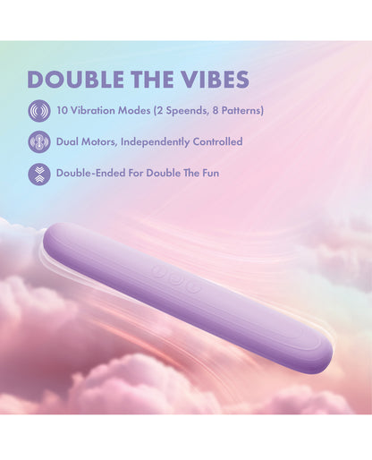 Play With Me Double Ended Vibrator - Purple by Play With Me