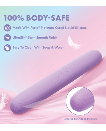 Play With Me Double Ended Vibrator - Purple by Play With Me