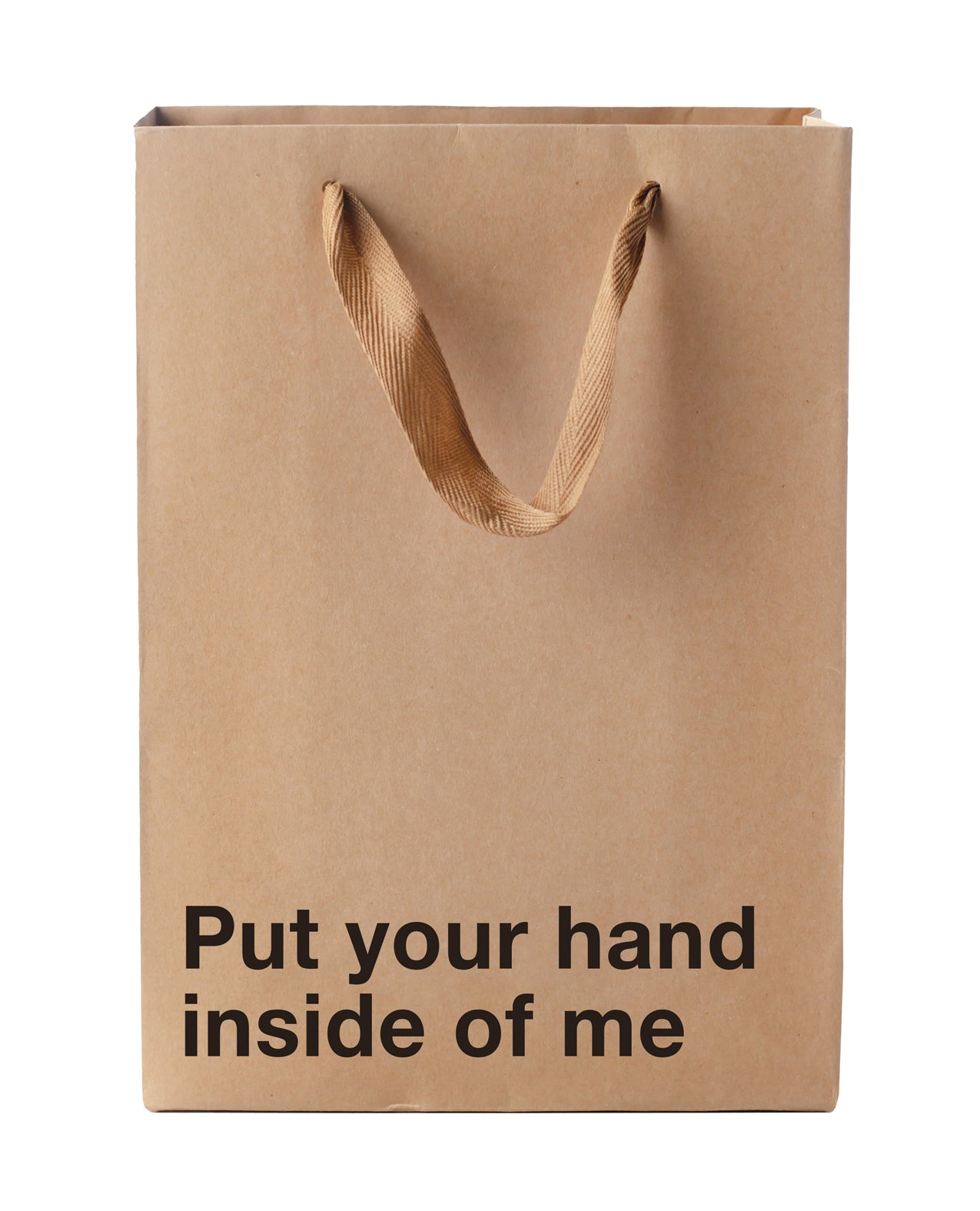 Wood Rocket Put Your Hand Inside Me Gift Bag by Wood Rocket