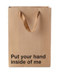 Wood Rocket Put Your Hand Inside Me Gift Bag by Wood Rocket
