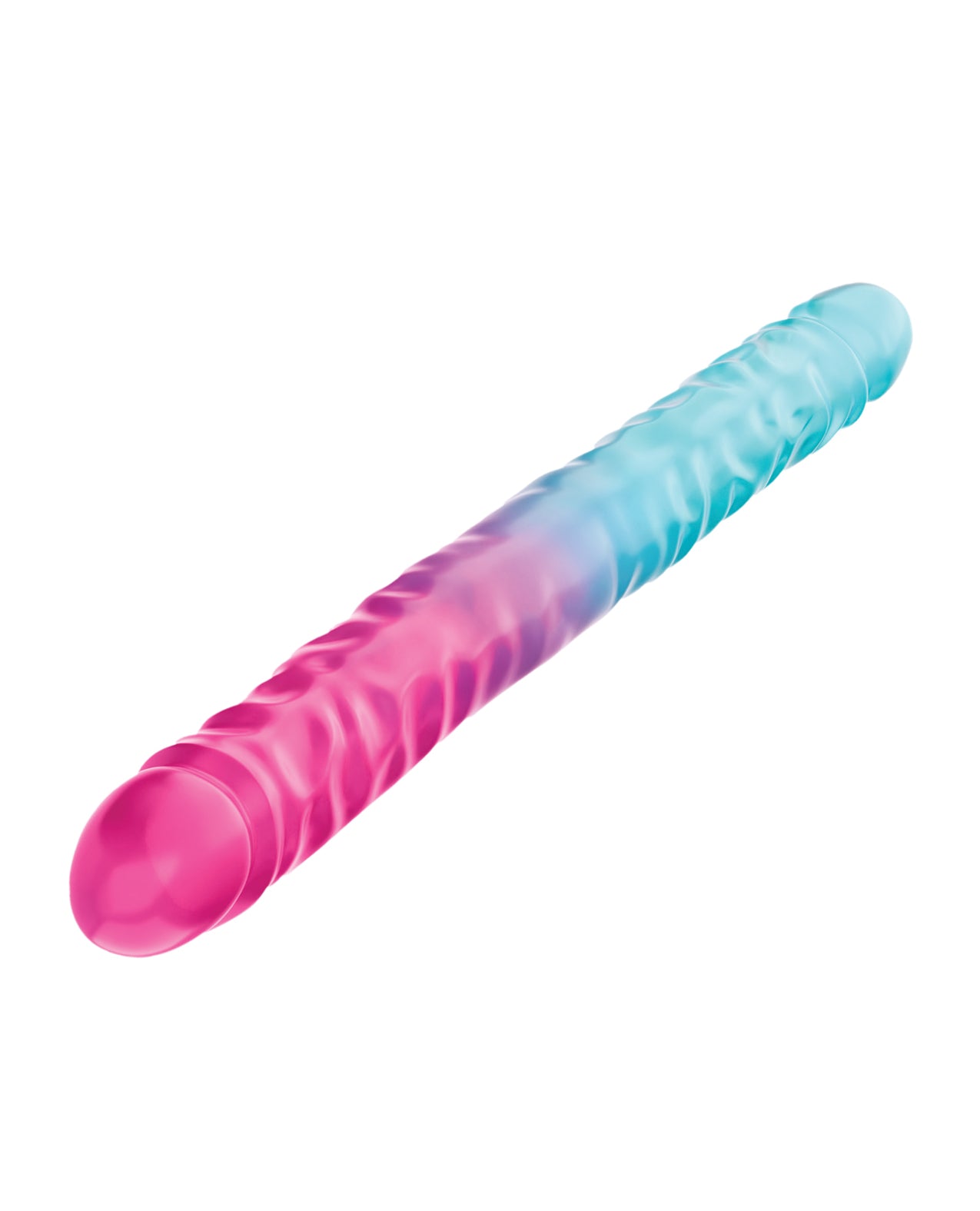 Blush B Yours 18" XX Large Double Dong Candy Papi - Multi Colors by B Yours