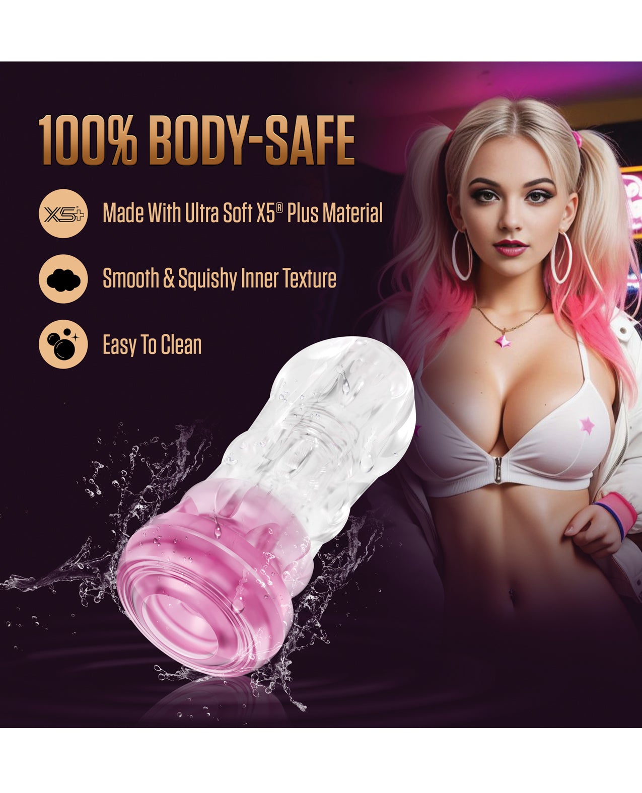Blush EnLust Pink Pussy Stroker - Candice by EnLust
