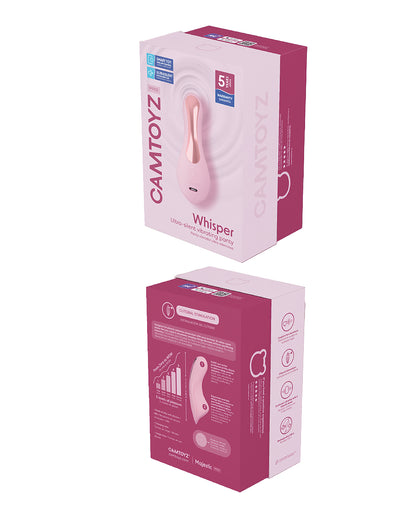Camtoyz Pro Whisper Panty Vibe - Pink by Savage Me