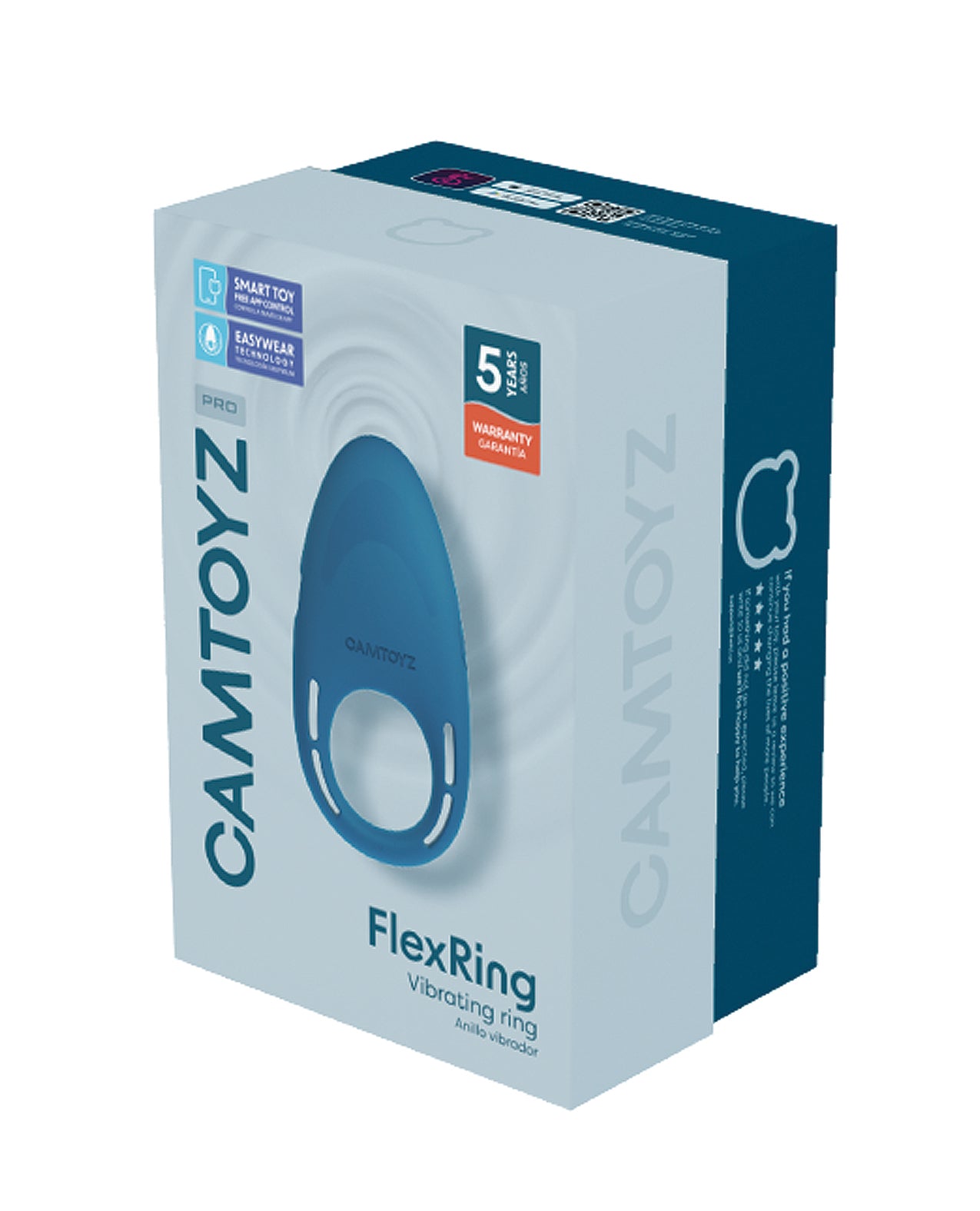 Camtoyz Pro FlexRing Vibrating Cock Ring - Blue by Savage Me