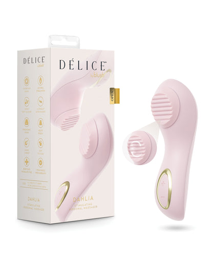 Blush Dahlia Rotating Stimulating Personal Massager - Pink by Blush Novelties