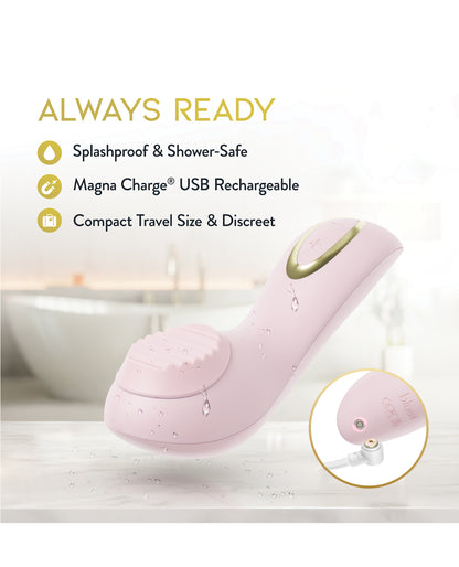 Blush Dahlia Rotating Stimulating Personal Massager - Pink by Blush Novelties