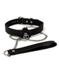 Heat Tease Flower Collar - Black/Pink by Heat Tease