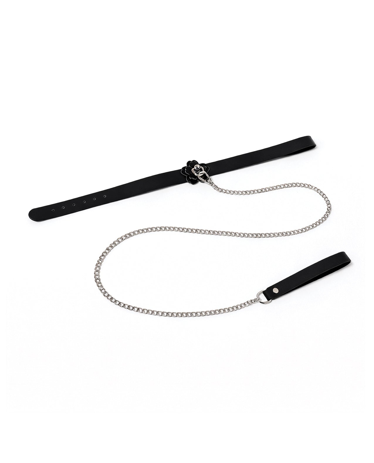 Heat Tease Flower Collar - Black/Pink by Heat Tease