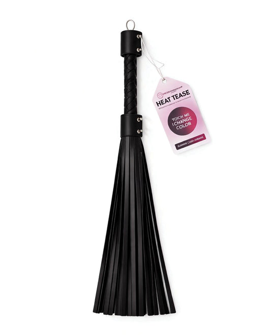 Heat Tease Flogger - Black/Pink by Heat Tease