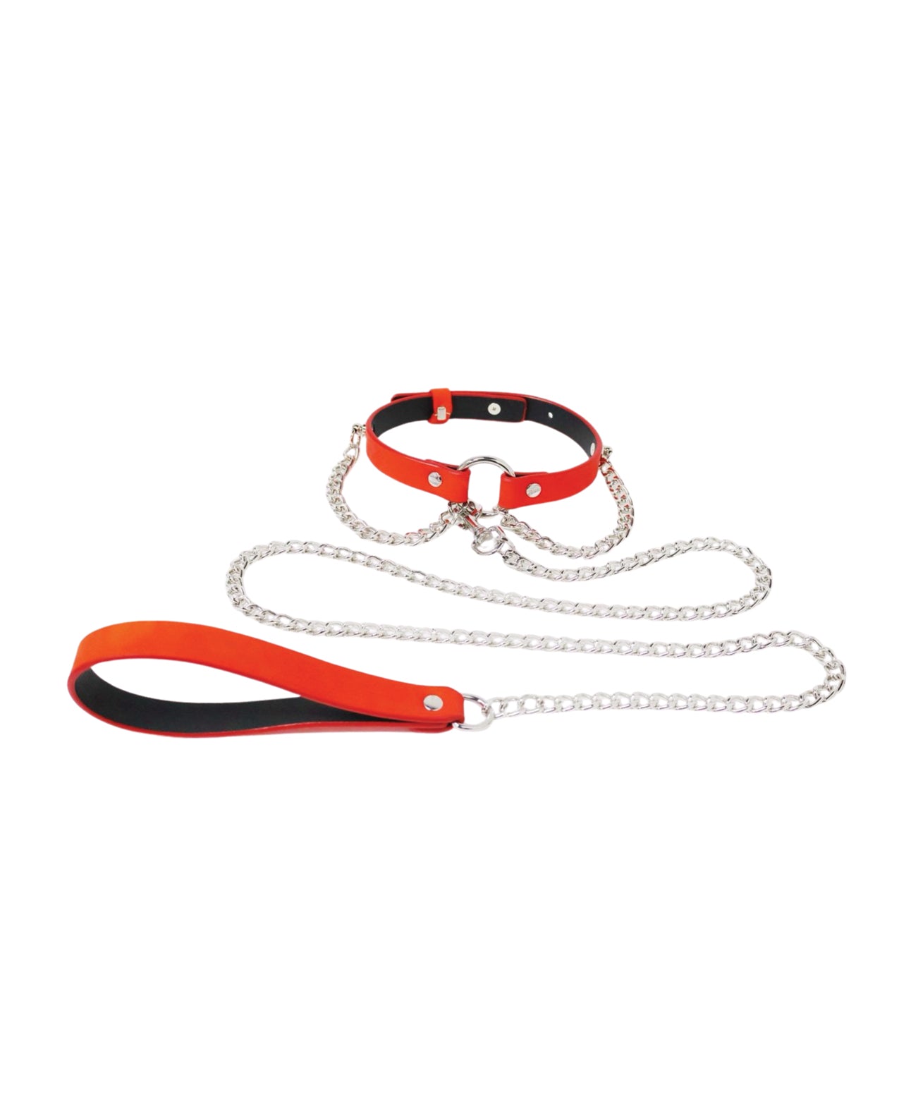 Heat Tease Collar - Red//Yellow by Heat Tease