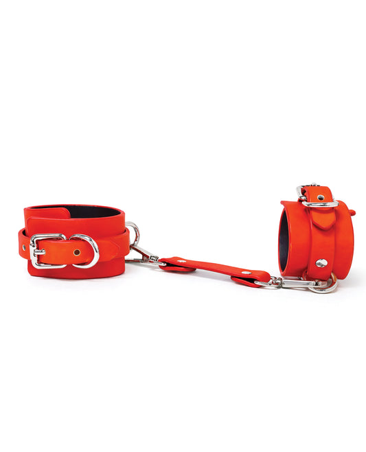 Heat Tease Cuffs - Red/Yellow by Heat Tease
