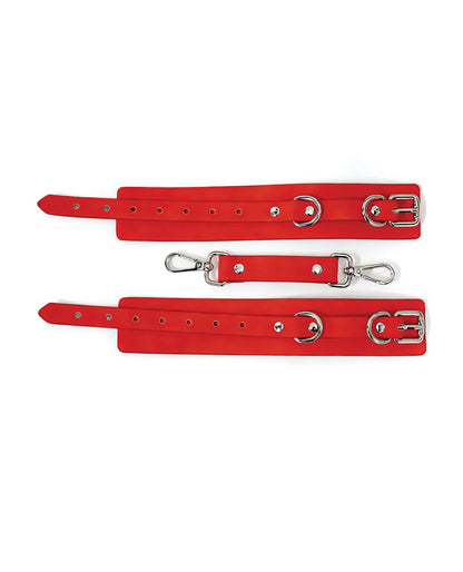 Heat Tease Cuffs - Red/Yellow by Heat Tease