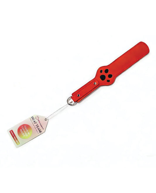 Heat Tease Paw Paddle - Red/Yellow by Heat Tease