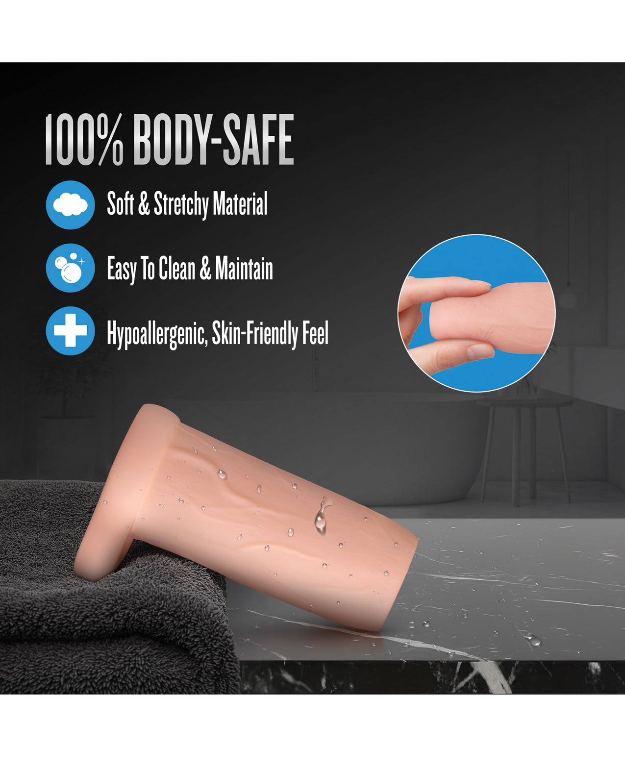 Blush Performance 3.5" Enhancement Sleeve - Beige by Performance