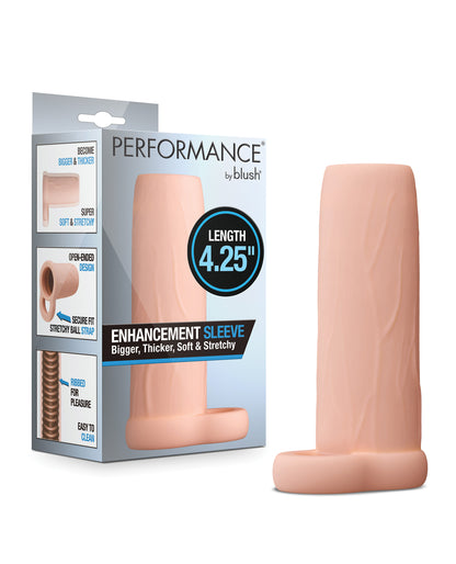 Blush Performance 4.25" Enhancement Sleeve - Beige by Performance