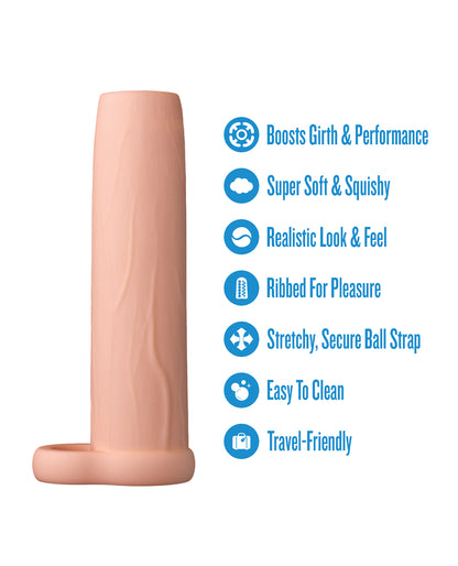 Blush Performance 5.75" Enhancement Sleeve - Beige by Performance