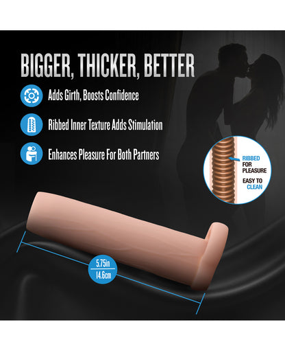 Blush Performance 5.75" Enhancement Sleeve - Beige by Performance