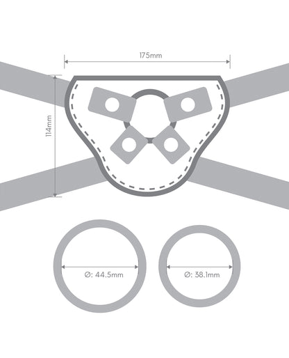 Together Pop 5.5 Silicone Dildo & Harness Set by Together