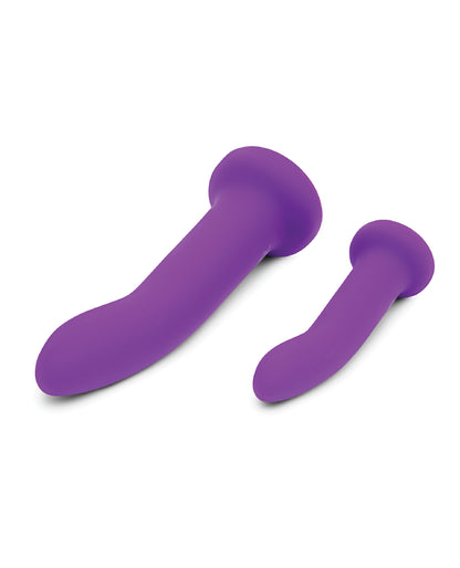 Together 2 pc 5.5 & 7.75 Silicone Dildo & Harness Set by Together