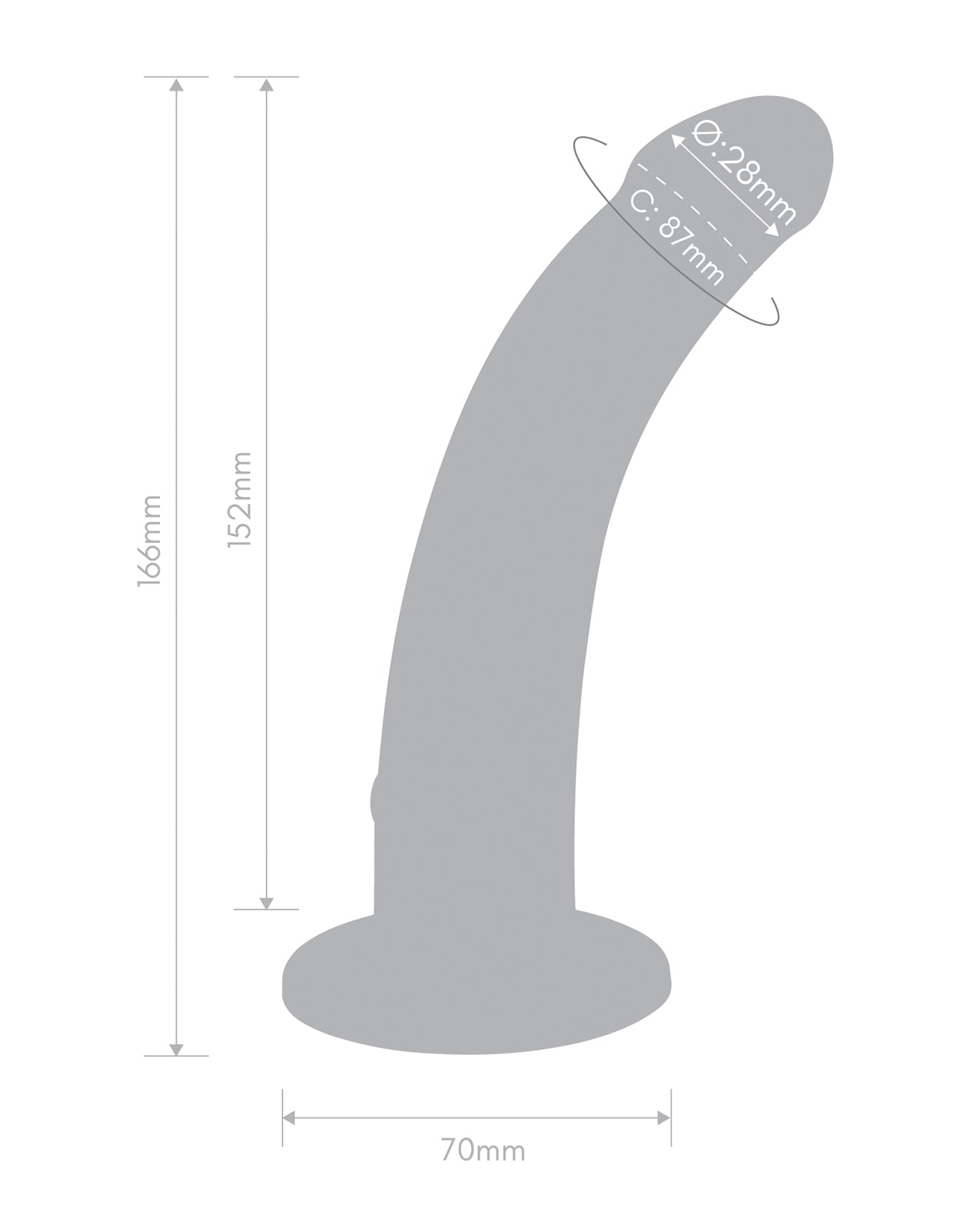 Together Tilt 6.5 Vibrating Silicone Dildo & Harness Set by Together