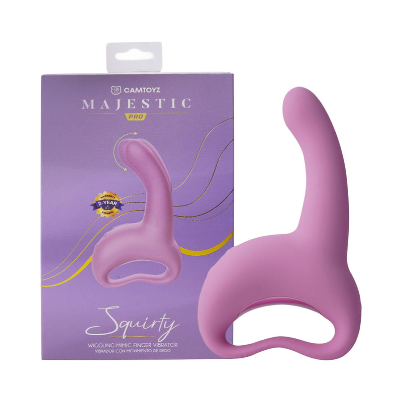 Camtoyz Majestic Pro Squirty Wiggling Mimic Finger Vibrator by Camtoyz/ Elixir