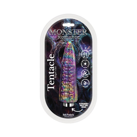 Monster Romance Tentacle Silicone Finger Sleeve with Multi-Speed Bullet by Hott Products Unlimited