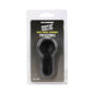 ROCK SOLID The Keyhole Silicone C-Ring Black by Doc Johnson