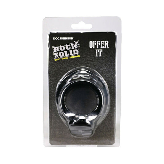 ROCK SOLID Offer It Black by Doc Johnson