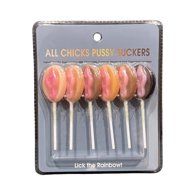 All Chicks Pussy Suckers 6pk by Kheper Games