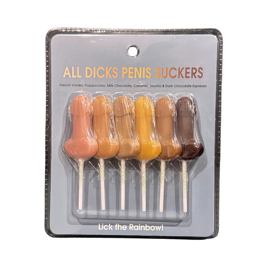 All Dicks Penis Suckers 6pk by Kheper Games