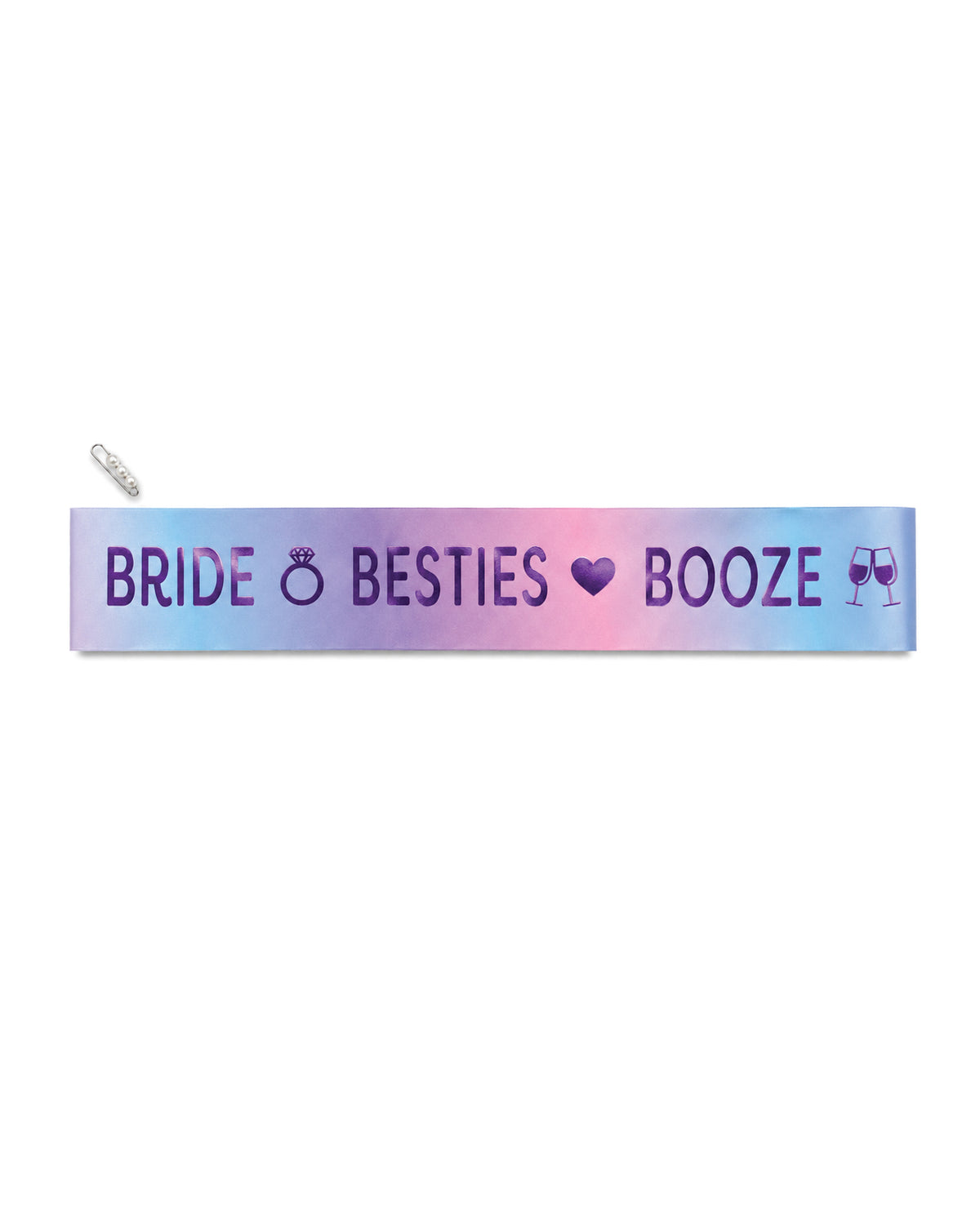 Wood Rocket Bride Besties Booze Sash by Wood Rocket