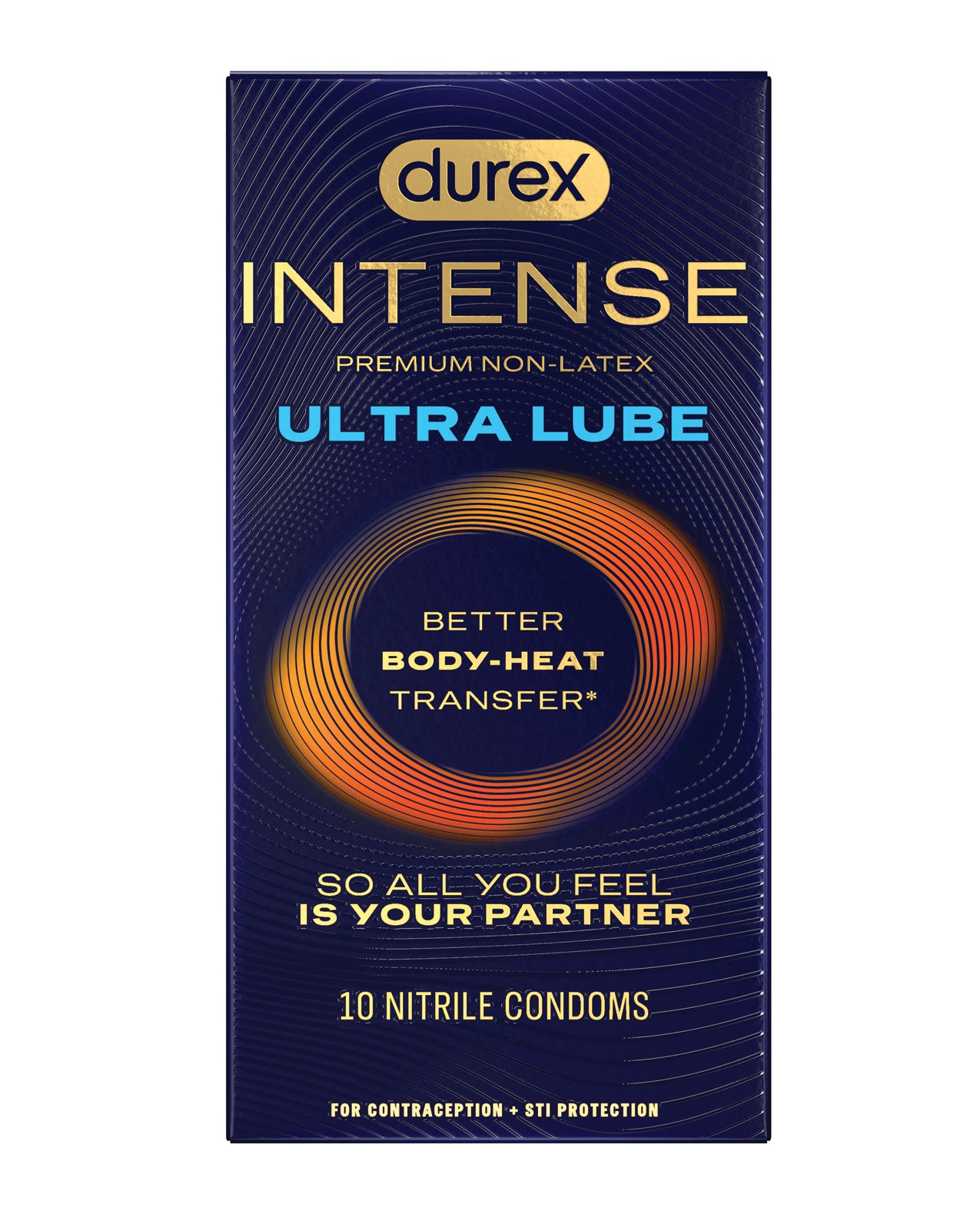 Durex Intense Ultra Lube Condoms - Box of 10 by Durex