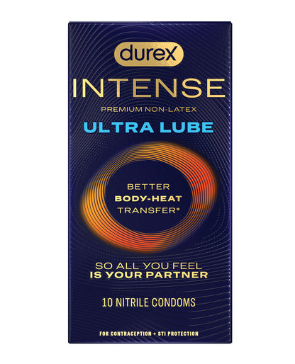 Durex Intense Ultra Lube Condoms - Box of 10 by Durex