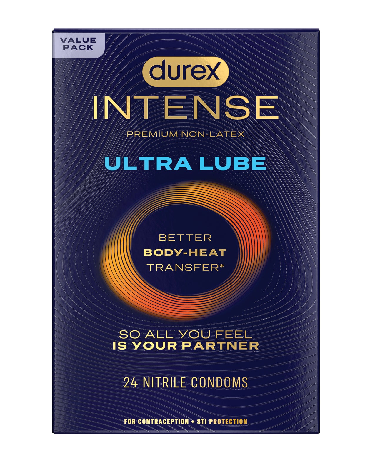 Durex Intense Ultra Lube Condoms - Box of 24 by Durex