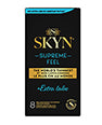 Lifestyles SKYN Supreme Feel Extra Lubrication Condoms - Box of 8 by SKYN