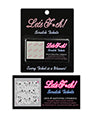 Kheper Let's F*ck! Scratch Tickets for Couples - 8 Card Game Set by Kheper