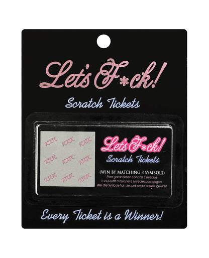Kheper Let's F*ck! Scratch Tickets for Couples - 8 Card Game Set by Kheper