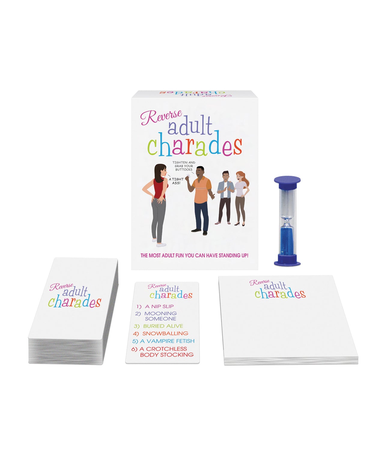 Kheper Reverse Adult Charades Party Game – Hilarious Party Entertainment for Bachelorette, Bachelor, and Birthday Celebrations by Kheper