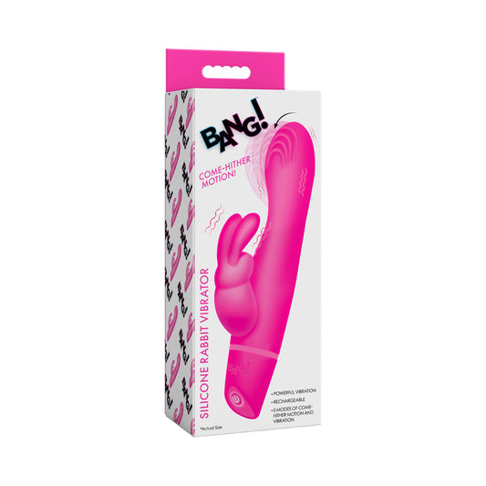 BANG! Silicone Rabbit Vibrator Pink by XR LLC