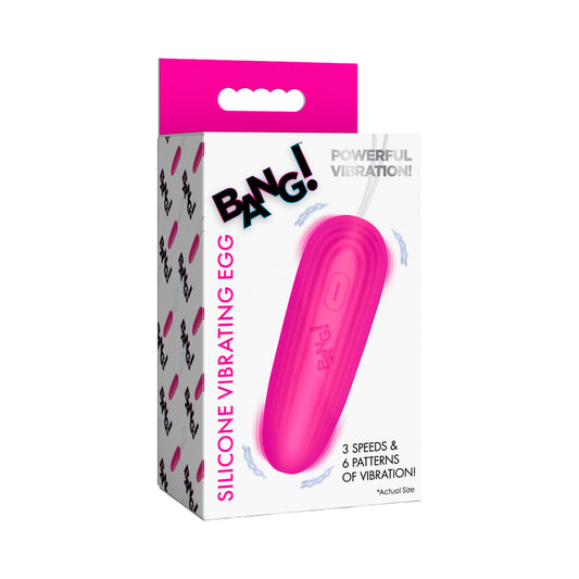 BANG! Silicone Vibrating Egg Pink by XR LLC