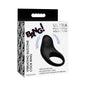 BANG! Vibrating Silicone Cock Ring Black