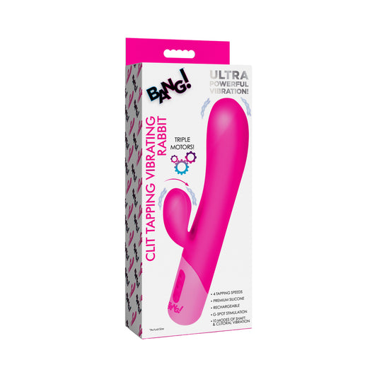 BANG! Clit Tapping Vibrating Rabbit Pink by XR LLC