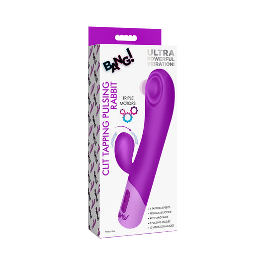 BANG! Clit Tapping Pulsing Rabbit Purple by XR LLC