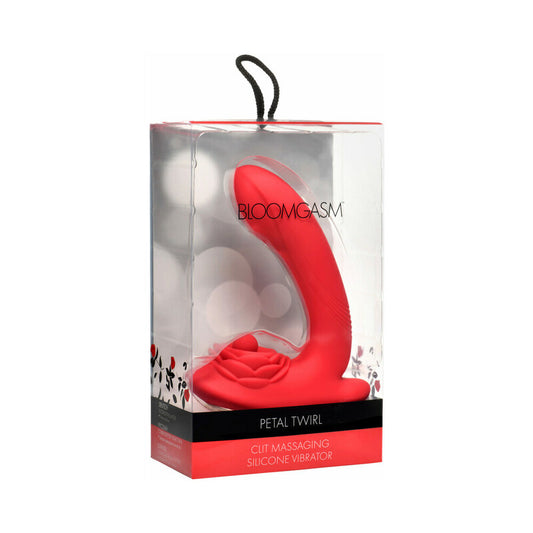 Bloomgasm Petal Twirl Clit Massaging Silicone Vibrator by XR LLC