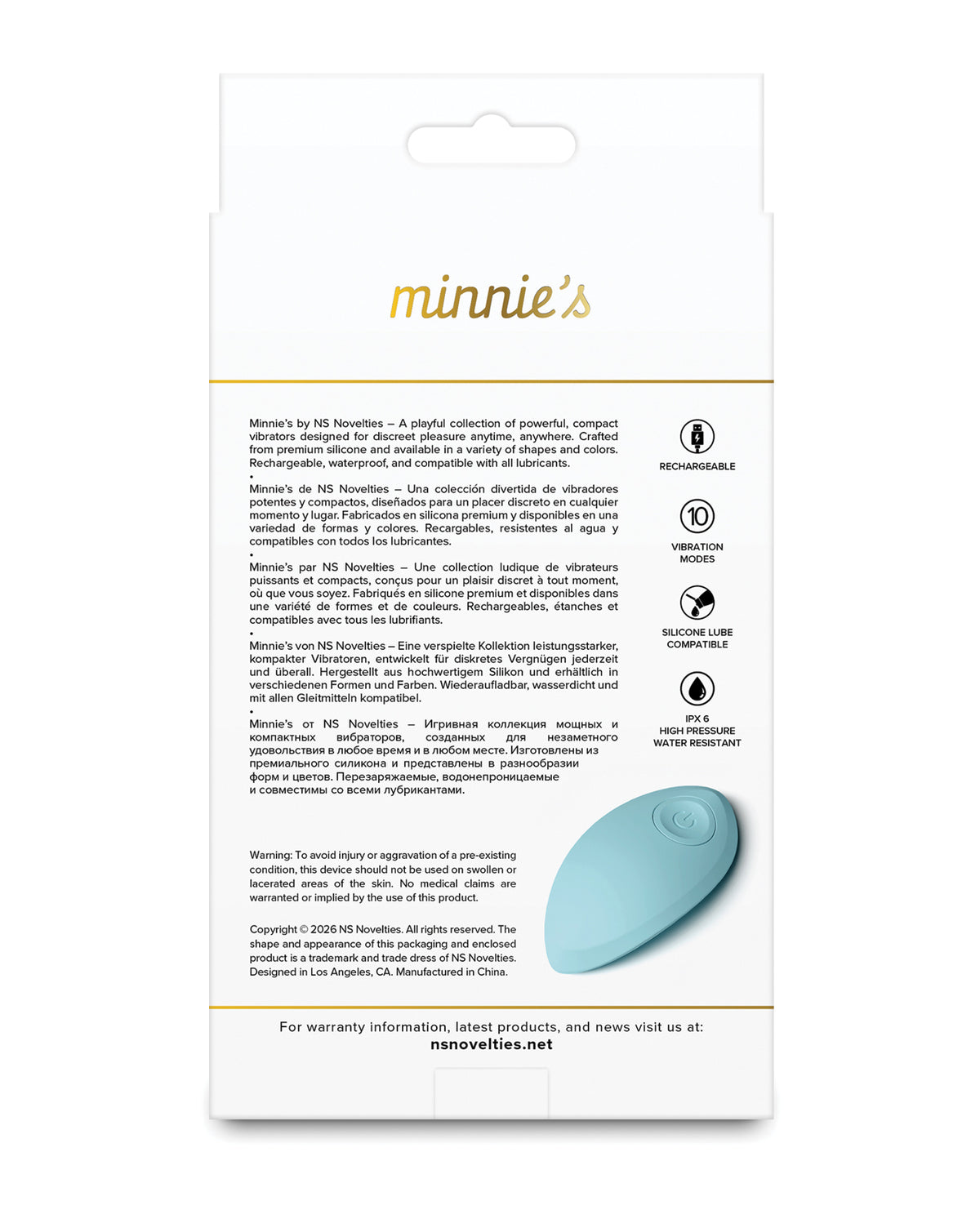 Minnie's Pop w/Remote - Blue by Minnie's