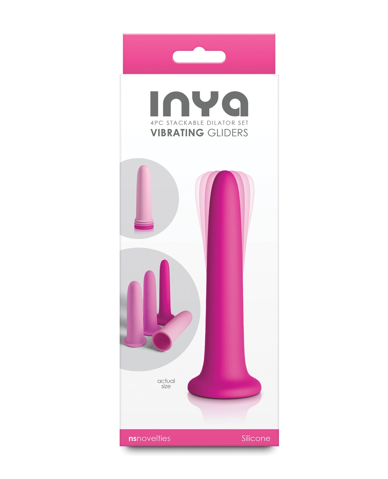 INYA Vibrating Gliders - Pink by Inya