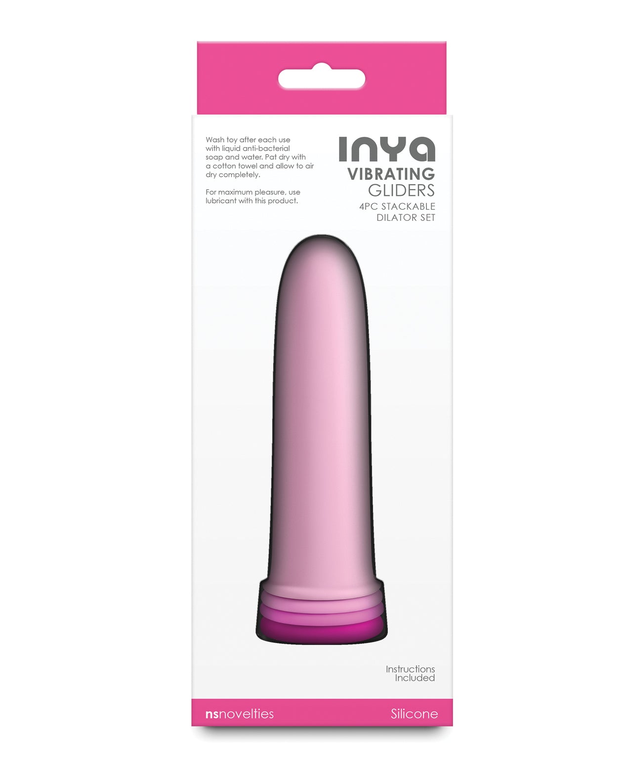 INYA Vibrating Gliders - Pink by Inya