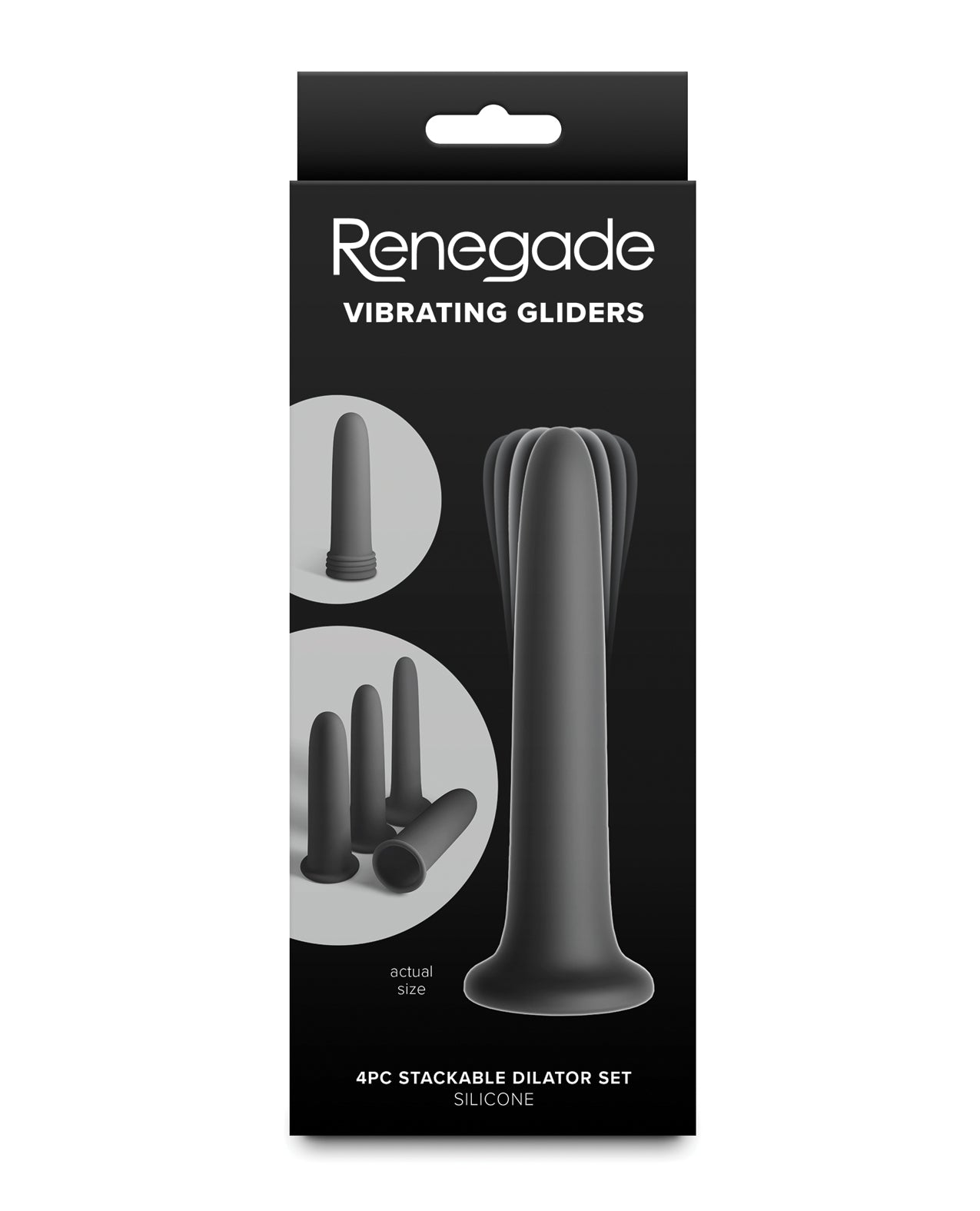 Renegade Vibrating Dilators - Black by Renegade