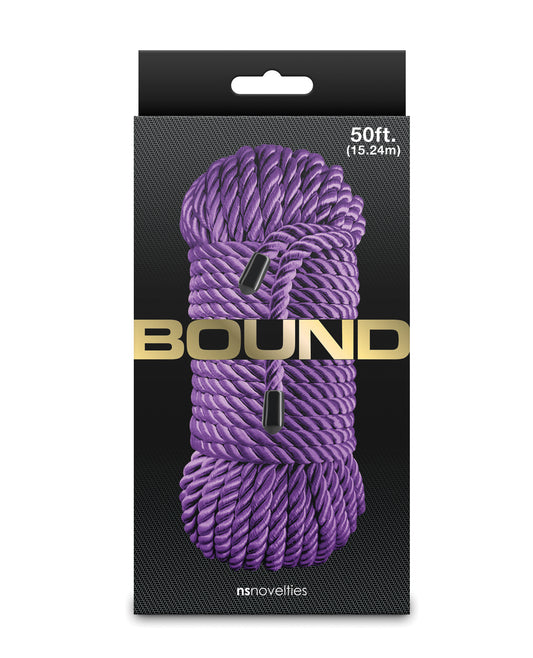 Bound 50 ft Purple Rope for Bondage - NS Novelties NSN-1300-15 by Bound