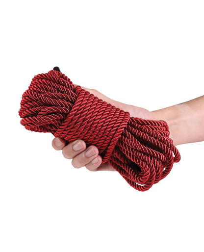 Bound 50 ft Red Rope by NS Novelties – Durable Bondage Rope for Couples and Fetish Play by Bound